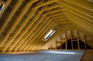 Small holes in the Attic improved the energy efficiency.