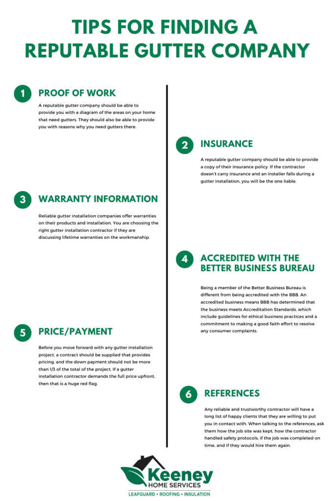 How to Find a Reputable Gutter Company Keeney Home Services